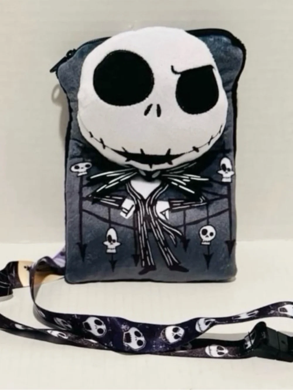 Loungefly Disney NWT NBC Jack & Sally Pumpkins Backpack, Coin Purse & Lanyard